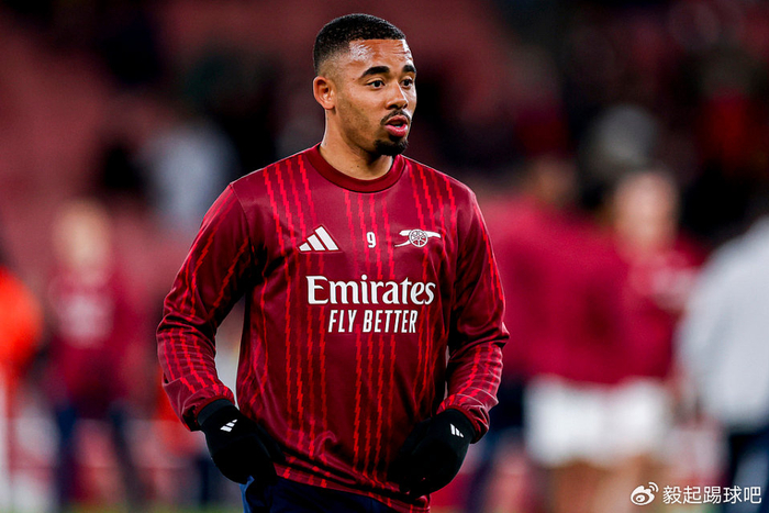 热苏斯拒绝续约 阿森纳夏季或出售巴西前锋