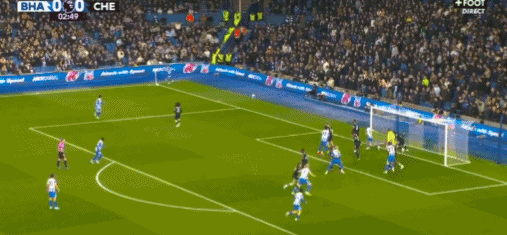 切尔西客场0-3惨败布莱顿 创114年联赛5连败0进球